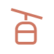 Ski lift icon